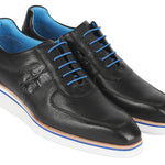 Paul Parkman Casual Shoes Black Floater Leather - 192-BLK