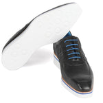 Paul Parkman Casual Shoes Black Floater Leather - 192-BLK