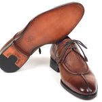 Paul Parkman Split Toe Brown Derby Shoes - 8871BRW