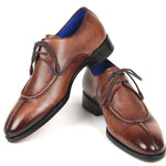 Paul Parkman Split Toe Brown Derby Shoes - 8871BRW