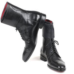 Paul Parkman High Boots Black Calfskin - F555-BLK