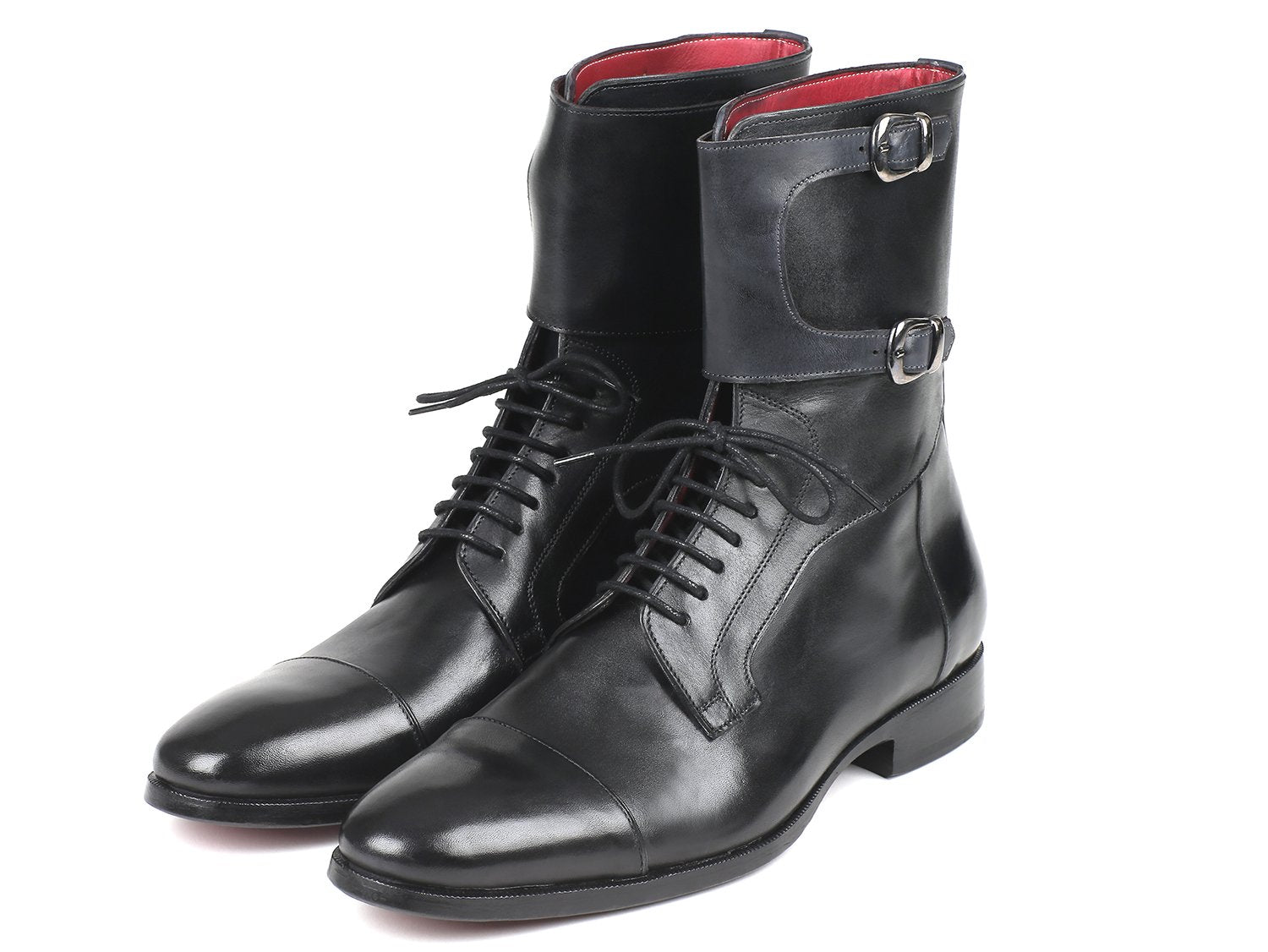 Paul Parkman High Boots Black Calfskin - F555-BLK