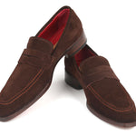 Paul Parkman Penny Loafers Brown Suede - 10SD83