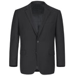 RENOIR Black 2-Piece Slim Fit Single Breasted Notch Lapel Suit 201-1