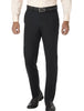 Vinci Slim Fit Flat Front Pre-Hemmed Dress Pants (Black) OS-900