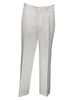Vinci Slim Fit Flat Front Pre-Hemmed Dress Pants (White) OS-900