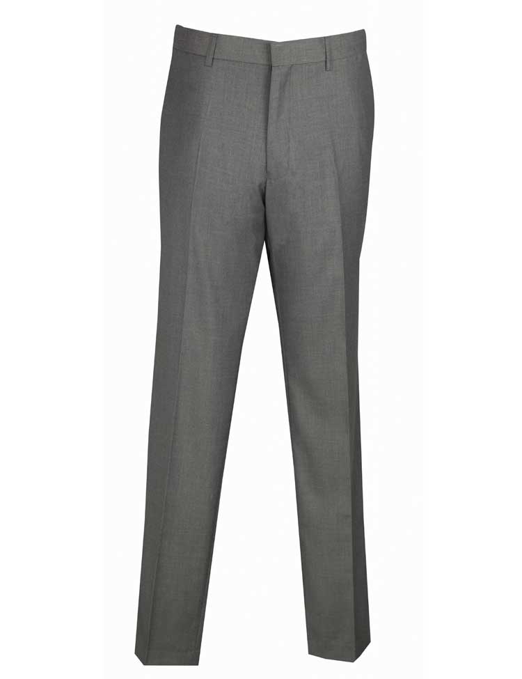 J. Ferrar Ultra Comfort Medium Gray Super Slim Fit Stretch Suit Pants |  Hamilton Place
