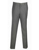 Vinci Ultra Slim Fit Flat Front Pre-Hemmed Dress Pants (Gray) OUS-900