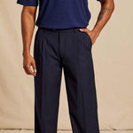 Inserch Regular Fit Two Pleat T/R Pant P1199S-11 Navy