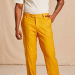 Inserch Modern Fit Flat Front T/R Pant P3199S-38 Gold