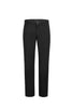 PELAGO Black 5-Pocket Cotton Stretch Washed Flat Front Chino Pants PF20-24
