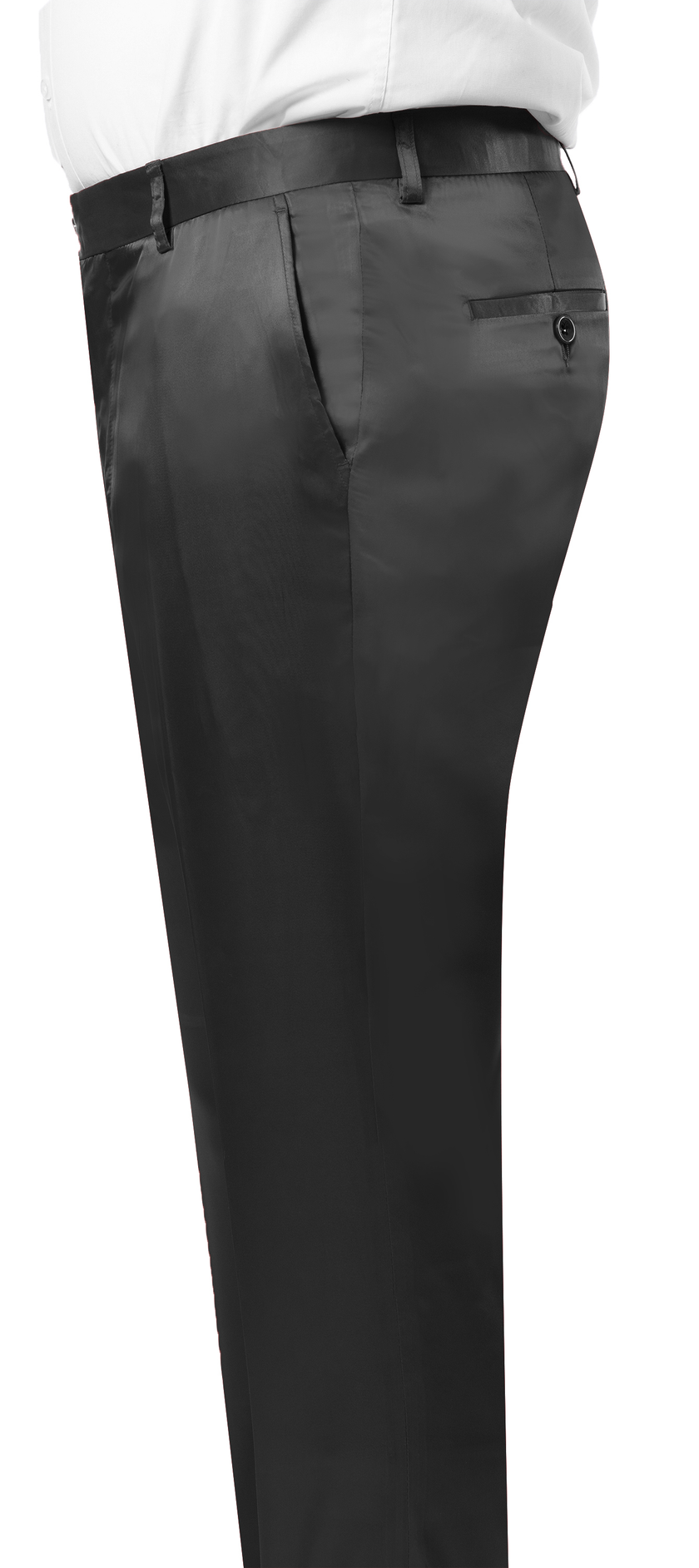 EJ Samuel Black Satin Pants PS02 – Unique Design Menswear