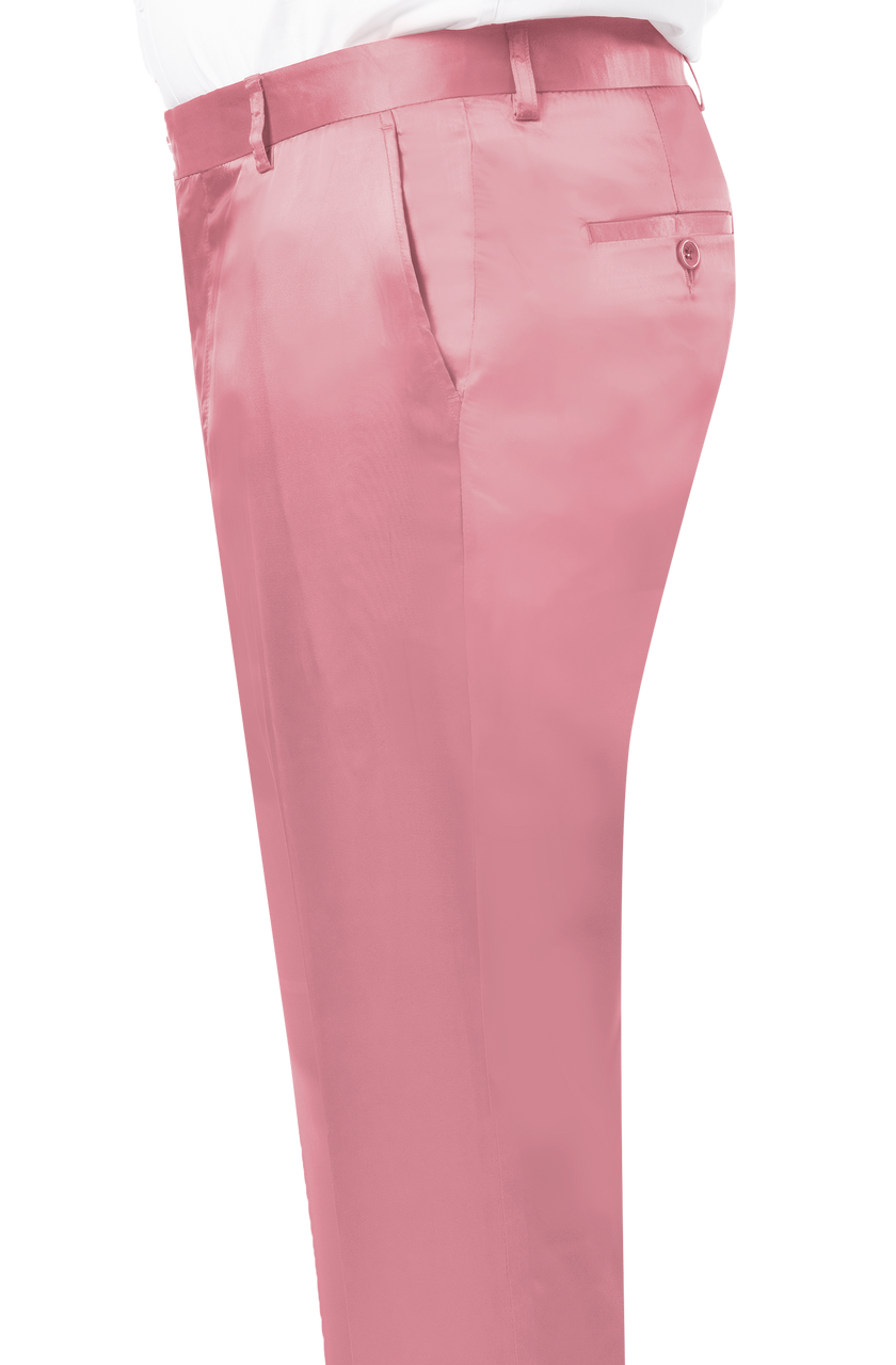 EJ Samuel Pink Satin Pants PS02