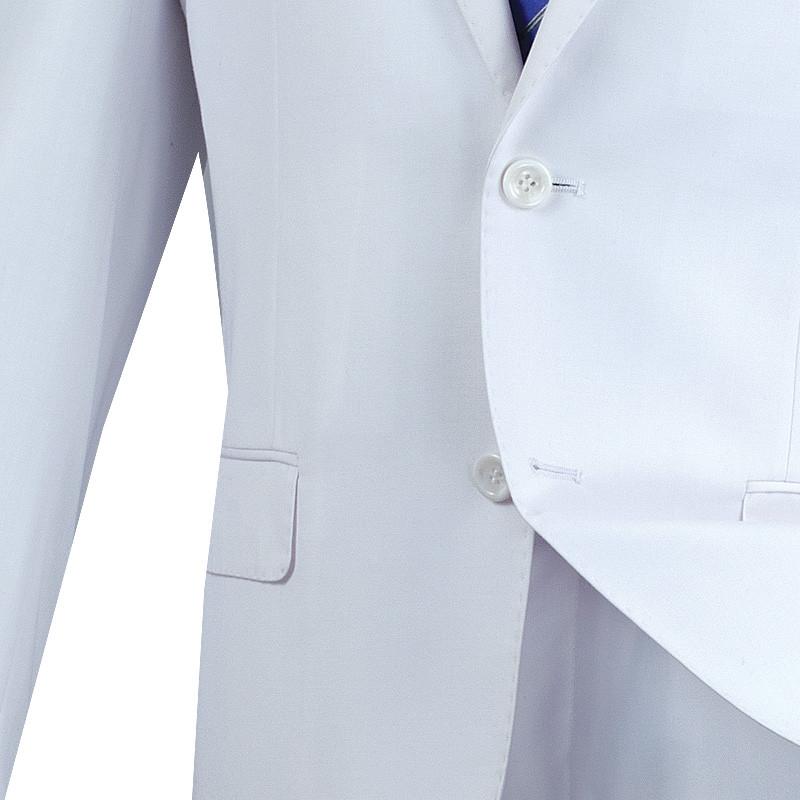 Vinci Slim Fit 2 Piece 2 Button Suit (White) SC900-12