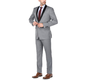 RENOIR 2-Piece Slim Fit Shawl Lapel Tuxedo Suit SH202-2