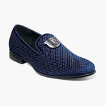 Stacy Adams - SWAGGER Studded Slip On - Navy - 25228-410