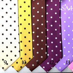 Polka-Dot Tie & Handkerchief Set (SA402)