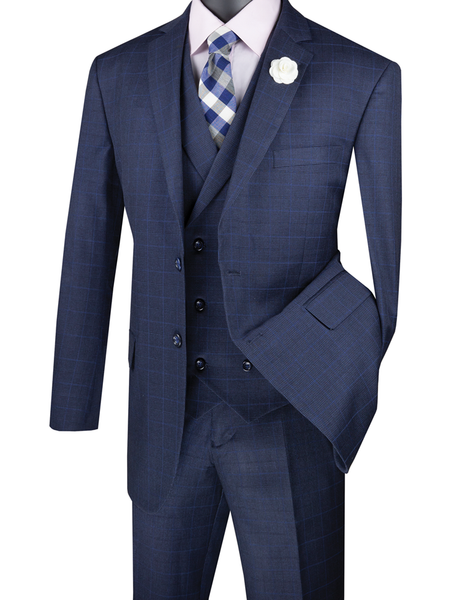Louis Vuitton // Navy & Black Wool Two Piece Suit – VSP Consignment