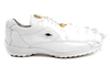 Belvedere - Vasco, Genuine Caiman Crocodilus and Soft Calf Sneaker - White - 336122