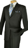 Vinci Single Breasted Poplin Dacron Suit (Black) 2PP