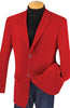 Vinci Regular Fit 2 Button Business Blazer (Red) Z-2PP