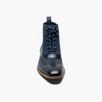 Stacy Adams - MALONE Wingtip Lace Up Boot - Navy - 25541-410