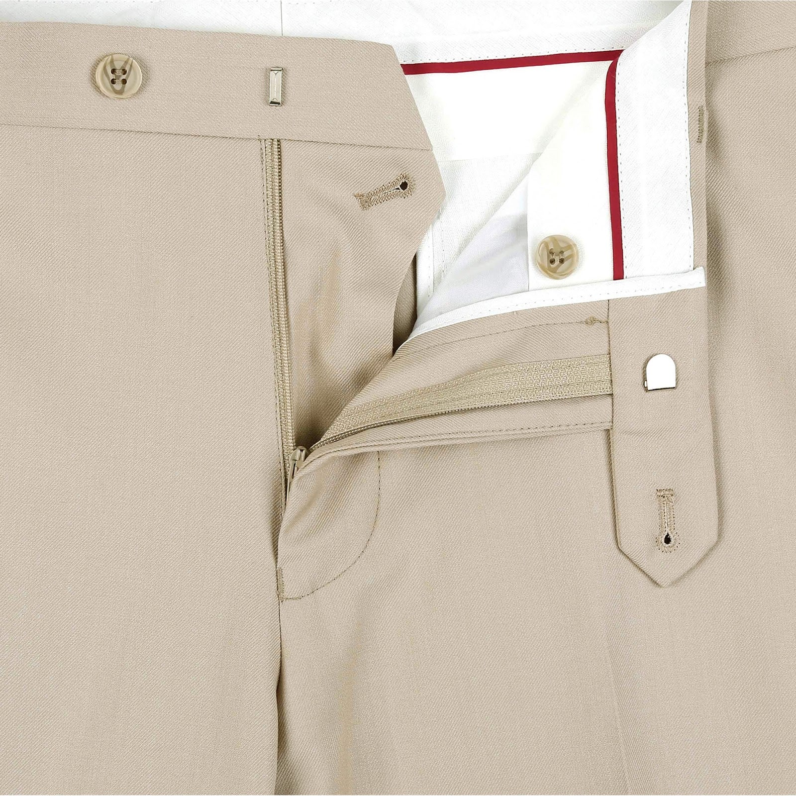 RENOIR Beige 2-Piece Slim Fit Single Breasted Notch Lapel Suit 201-3