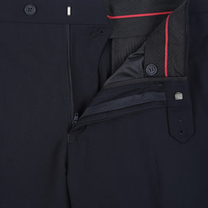 RENOIR Dark Navy 2-Piece Slim Fit Single Breasted Notch Lapel Suit 201-2