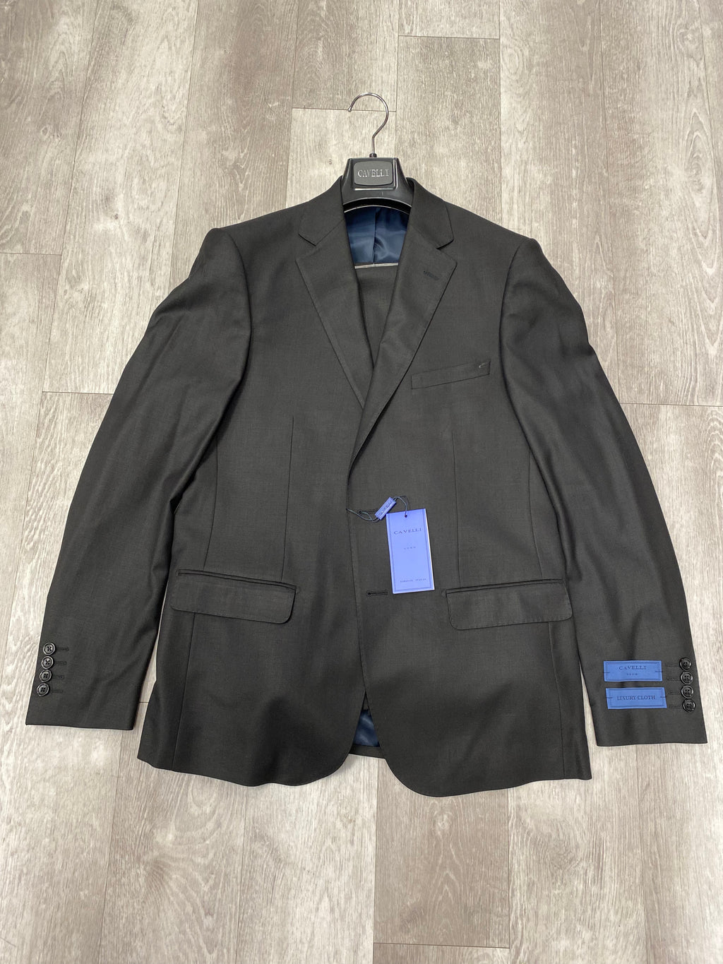 Cavelli Uomo Porto Slim Fit Suit 1986/01 Black