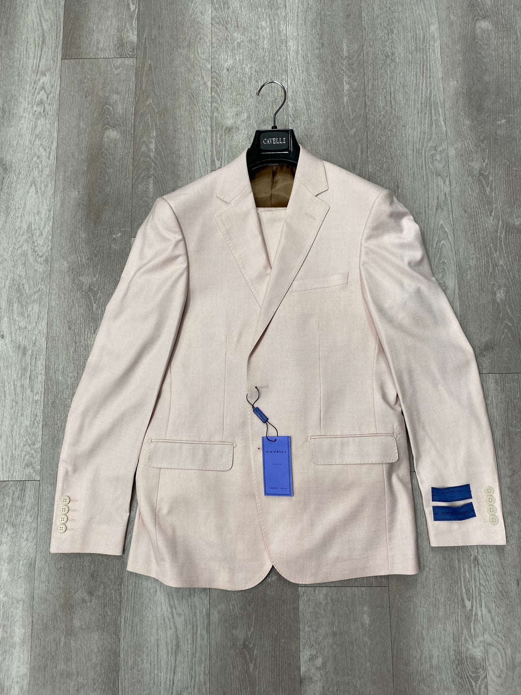 Cavelli Uomo Porto Slim Fit Suit 1986/20 Blush