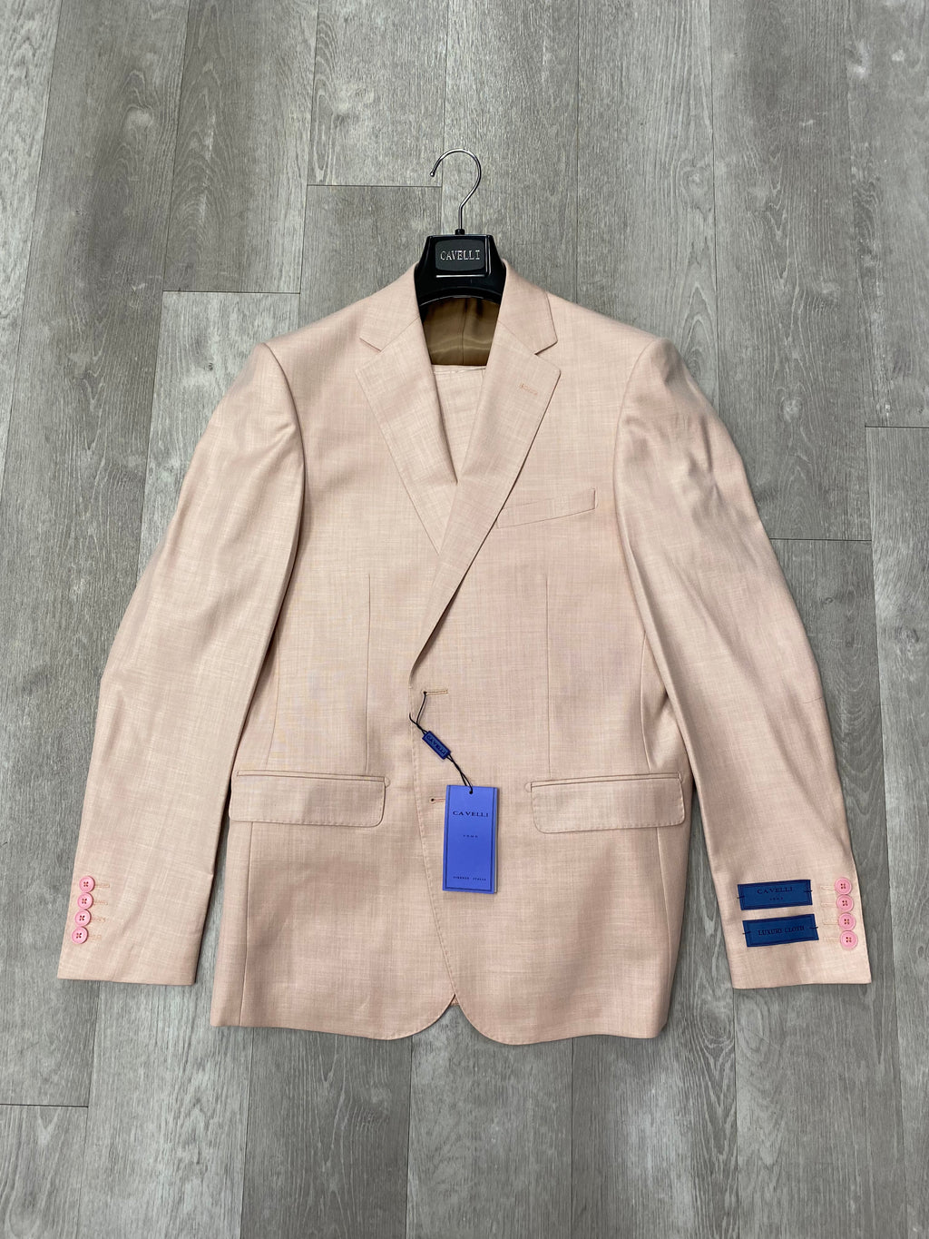 Cavelli Uomo Porto Slim Fit Suit 1986/16 Dark Blush