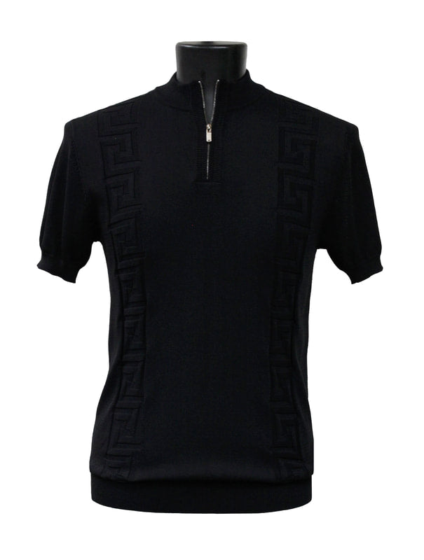 Bassiri Black Short Sleeve Sweater Q126