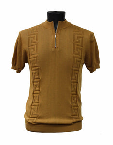 Bassiri Gold Short Sleeve Sweater Q126
