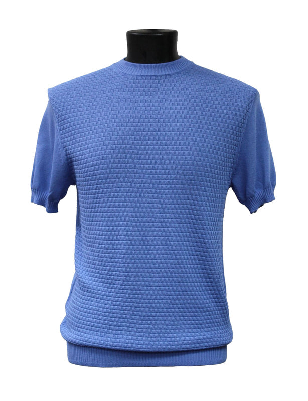 Bassiri Short Sleeve Sweater Q131 Blue