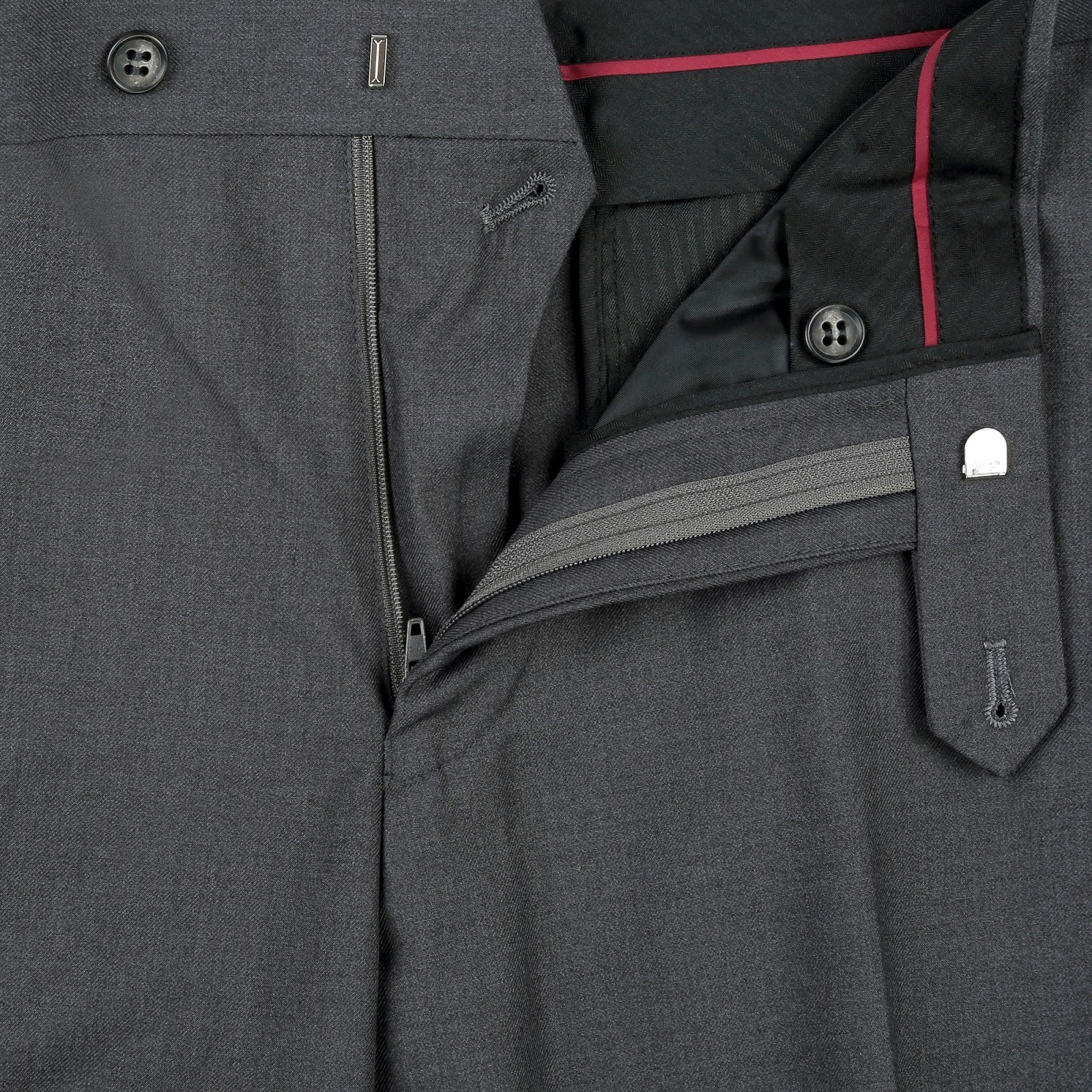 RENOIR 2-Piece Classic Fit Notch Lapel Solid Suit 201-4