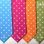 Polka-Dot Tie & Handkerchief Set (SA402)